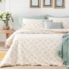 Voodipesukomplekt Summer Blossom 2-osaline 160x220cm Kollane