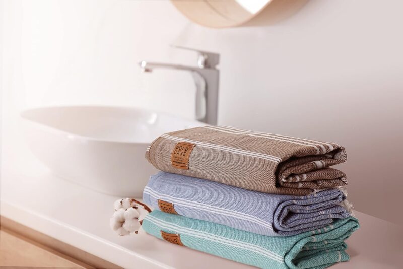 Peshtemal Lycia 270g PRUUN 100x180cm 1tk - Image 5