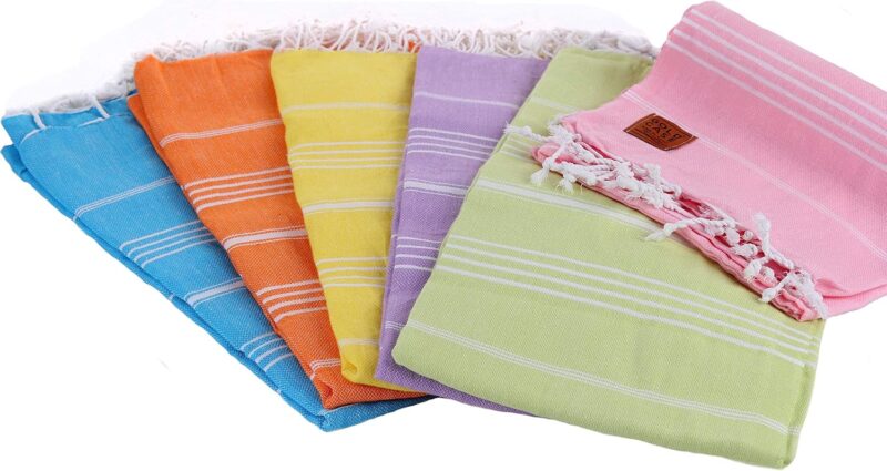 Peshtemal Lycia 270g ROOSA 100x180cm 1tk - Image 2