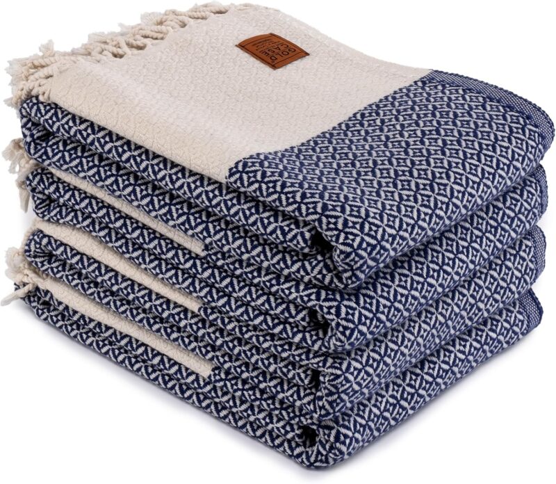 Peshtemal Aphrodite 420g NAVY SININE 100x180cm 1tk - Image 2